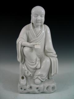 Appraisal: Chinese Blanc de Chine Porcelain Figure Chinese Blanc de Chine