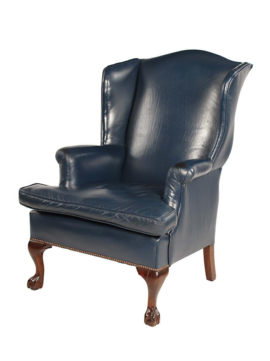 Appraisal: A wing armchair in th century style