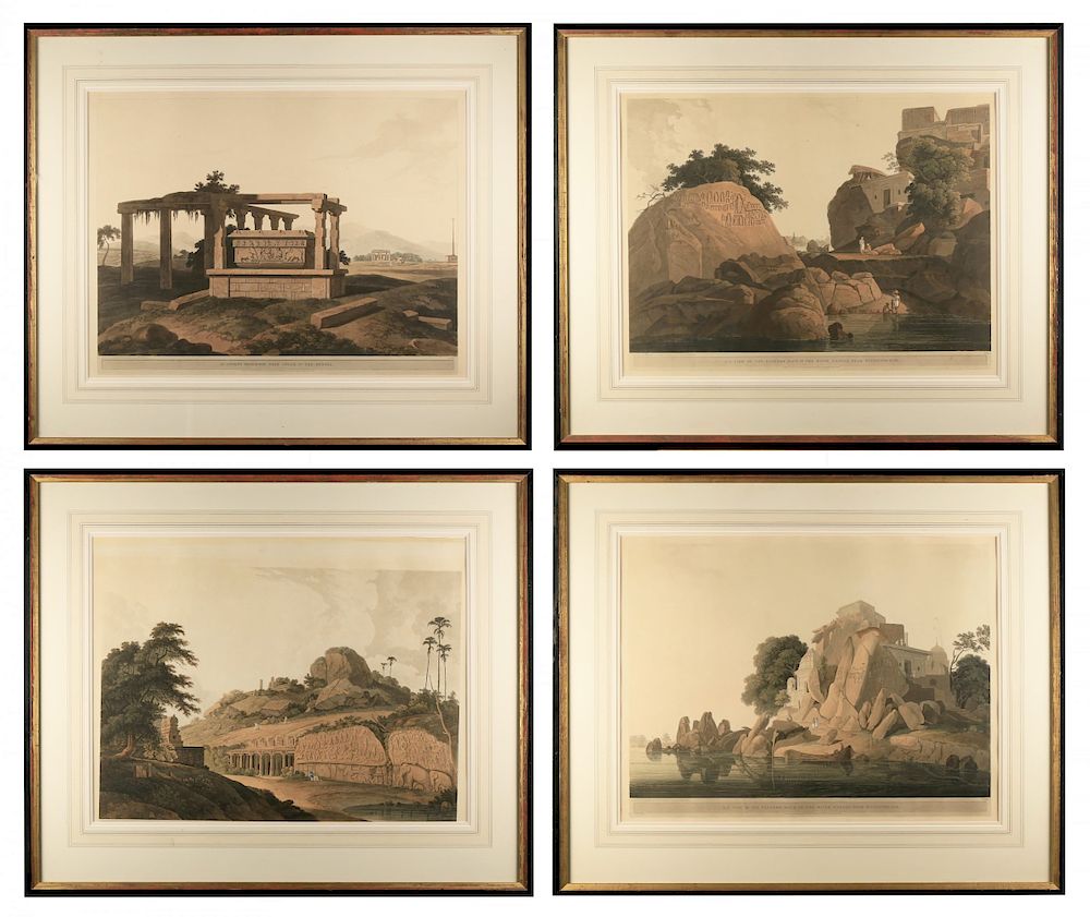 Appraisal: Thomas Daniell English - William Daniell English - Set of