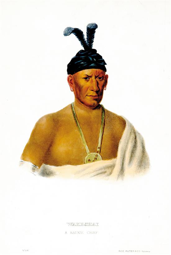 Appraisal: Portraits Native American chiefs and Italian painters th century PA-SHE-NINE