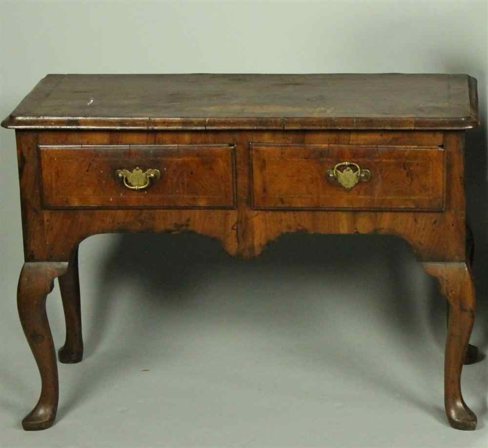 Appraisal: QUEEN ANNE WALNUT LOWBOY circa having a rectangular top with