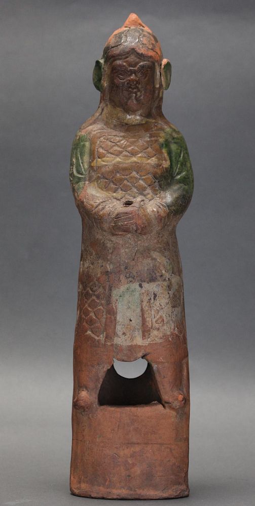 Appraisal: Chinese pottery figure possibly Song dynasty in H Notice to