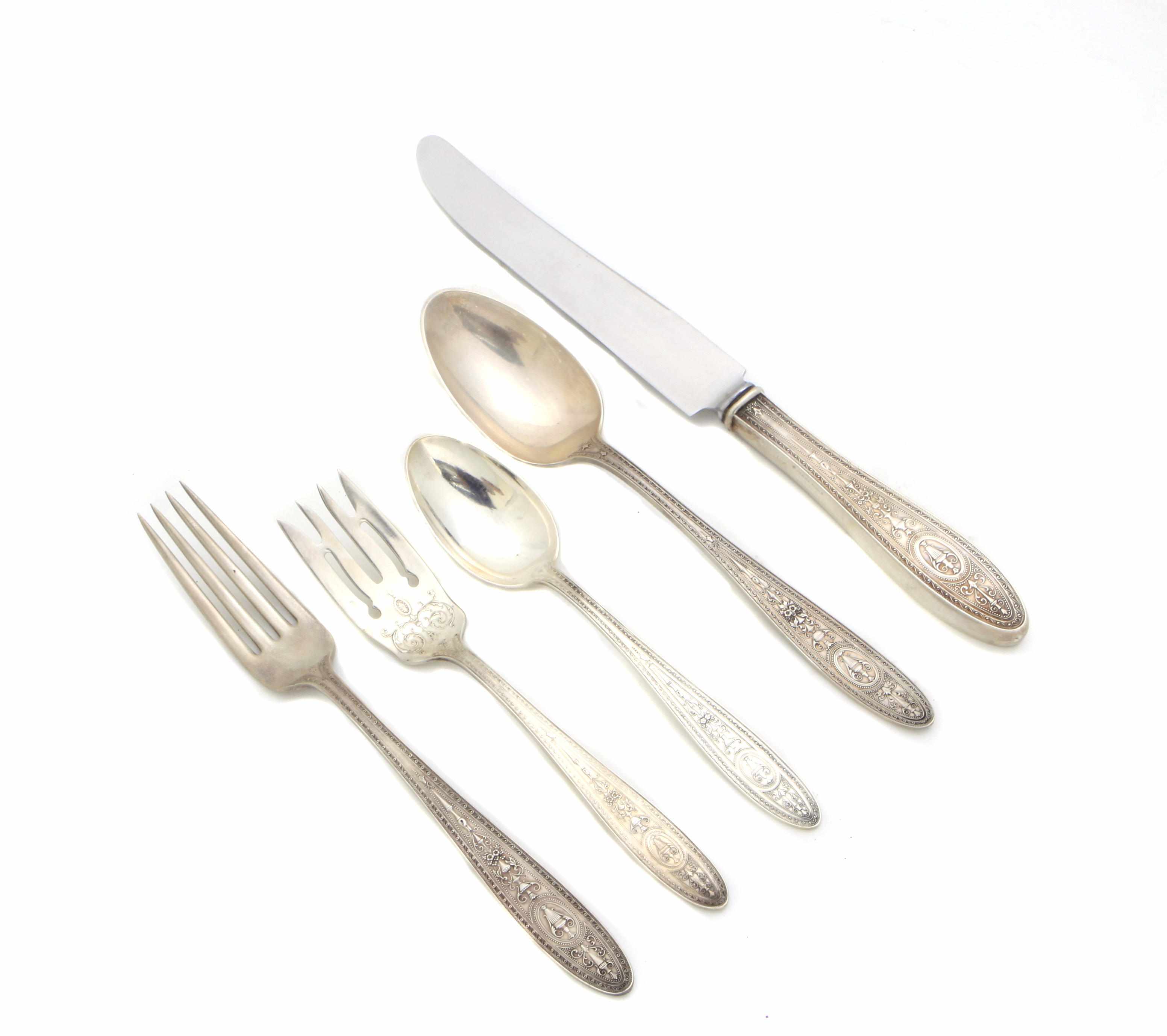 Appraisal: An American sterling silver flatware service for twelve International Silver