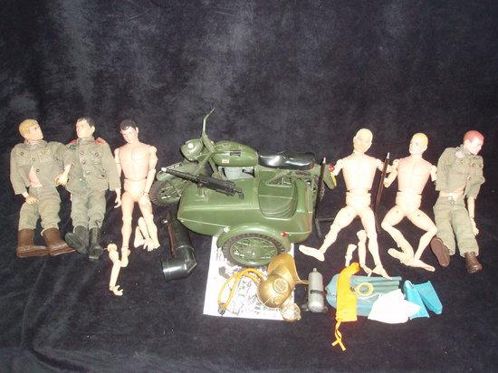 Appraisal: A Palitoy Action Man Despatch Rider Motorcycle and a quantity