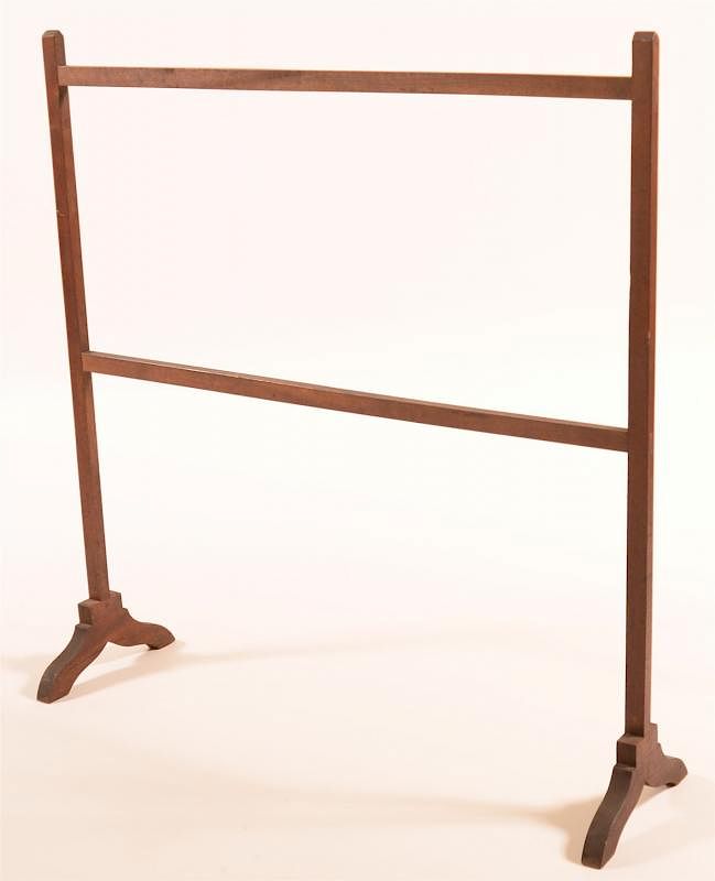 Appraisal: th Century Walnut Shaker Style Drying Rack th Century Walnut