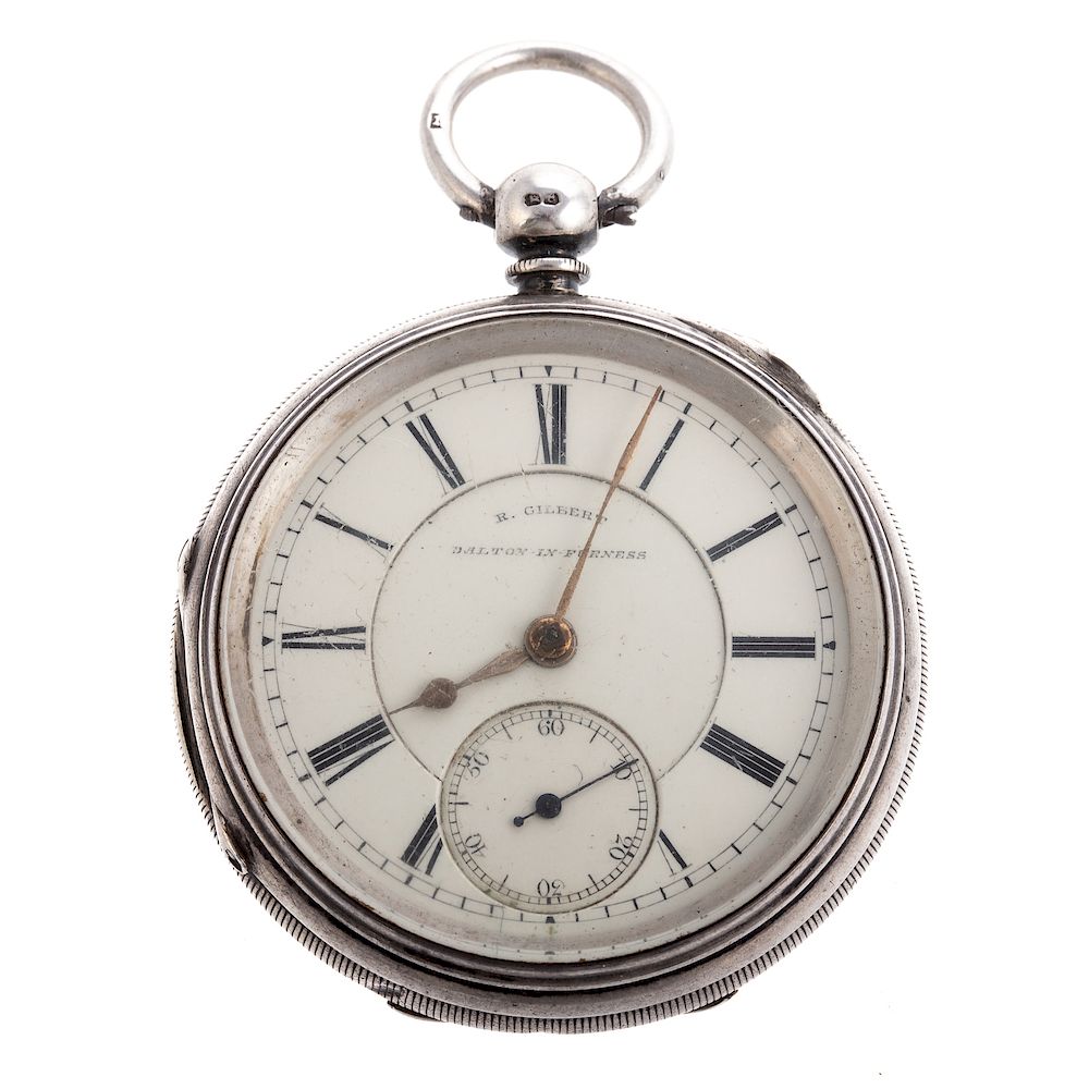 Appraisal: A Vintage English Pocket Watch by R Gilbert Silver open