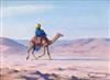 Appraisal: NICOLAS SALEEM MACSOUD Desert Solitude Oil on board x mm