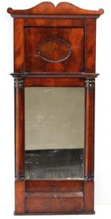 Appraisal: Antique Empire Mahogany Wall Mirror ca H X W X