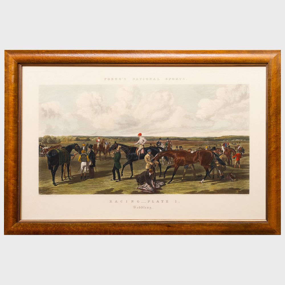 Appraisal: After John Frederick Herring - Fores's National Sports Four Plates