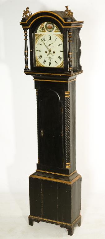 Appraisal: JAS HOOKING CHANCEWATER AN EARLY th CENTURY EBONISED AND PARCEL-GILT