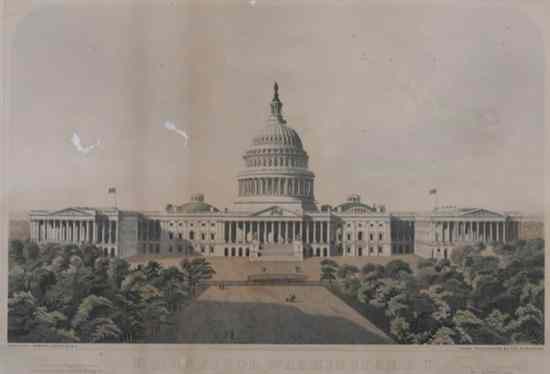 Appraisal: CHARLES HART American th century U S Capitol Washington D