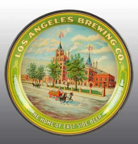 Appraisal: Tin Los Angeles Brewing Company Tip Tray Description Great image