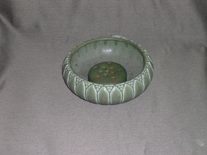 Appraisal: Rookwood Pottery Shaded Green Vellum-Glazed Leaf and Berry Bowl and