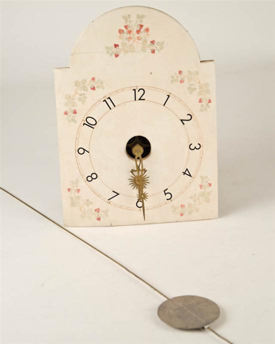 Appraisal: A Wag on the Wall Clock having a white painted