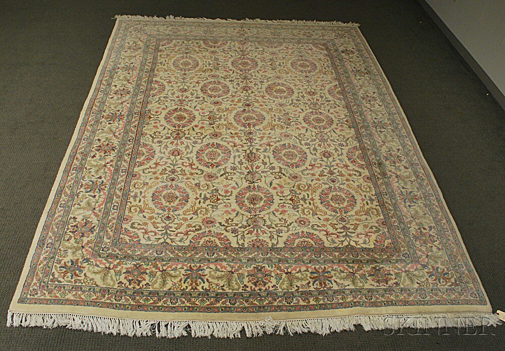 Appraisal: Contemporary Persian-style Carpet th century several very minor soiled areas