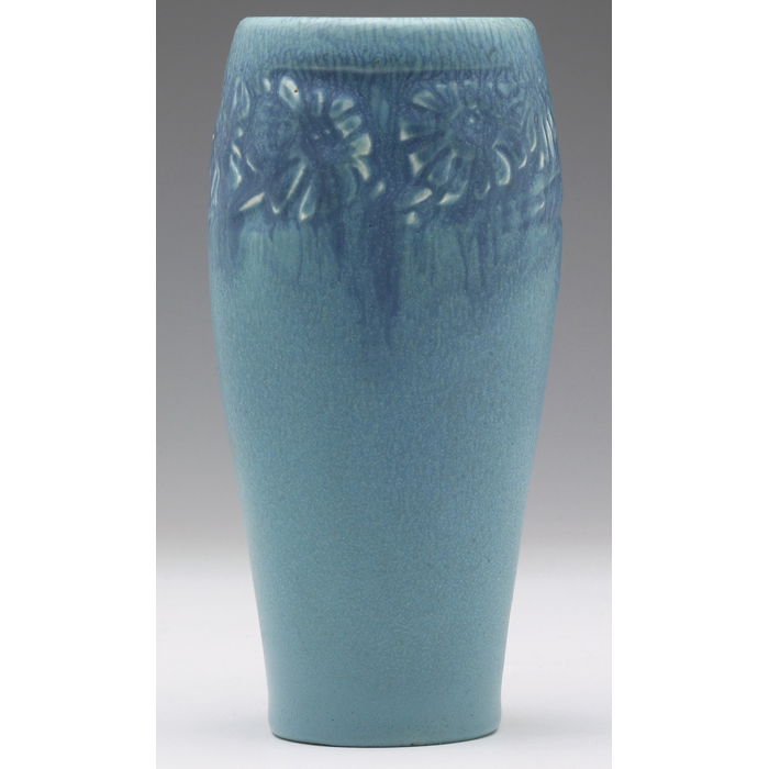 Appraisal: Rookwood vase tapered shape with a daisy design covered with