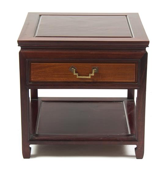 Appraisal: Sale Lot A Chinese Rosewood Low Table th century having