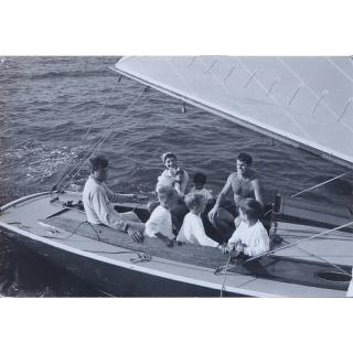 Appraisal: Mark Shaw American - Gelatin silver print The Kennedy Family