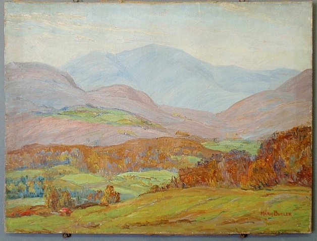 Appraisal: - Butler Mary Cable American Pennsylvania - colorful oil on