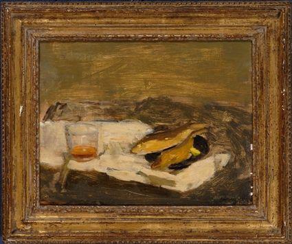 Appraisal: SEYMOUR REMENICK - STILL LIFE Oil on wood panel x