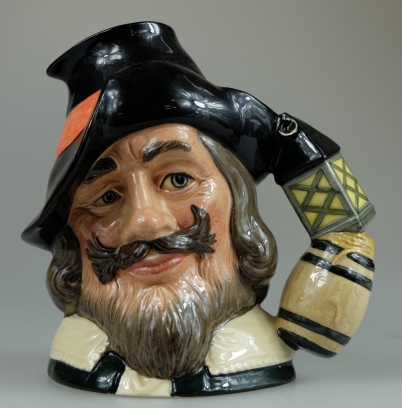 Appraisal: Royal Doulton large character jug Guy Fawkes D limited edition