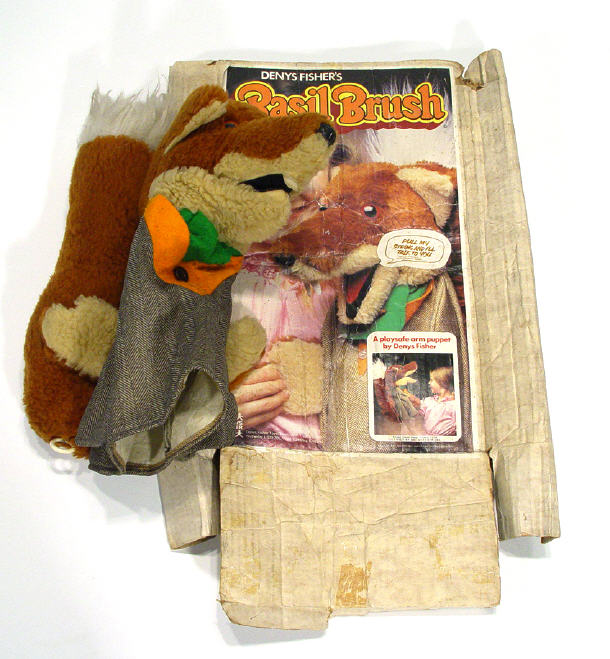 Appraisal: Boxed Basil Brush soft toy arm puppet cm high