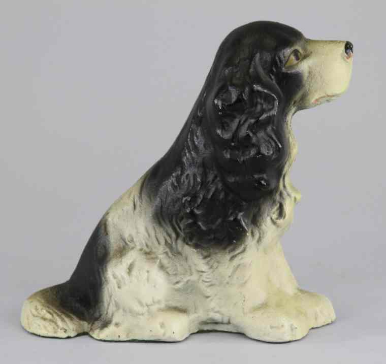 Appraisal: SPRINGER SPANIEL DOORSTOP Nice detail cute casting of spaniel in