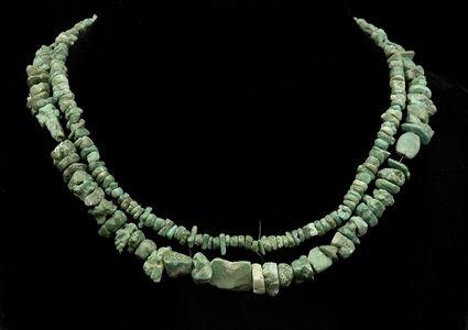 Appraisal: Two Groups of Small Jade Beads