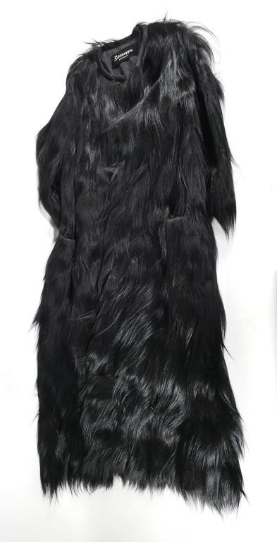 Appraisal: VINTAGE MONKEY FUR FULL LENGTH COATCirca early to mid C