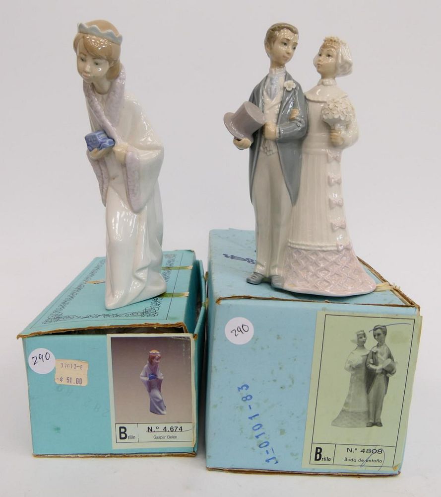 Appraisal: LLADRO PORCELAIN FIGURAL GROUP LLADRO PORCELAIN FIGURAL GROUP largest measures