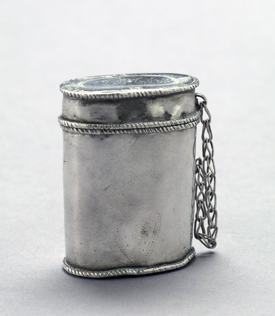 Appraisal: Provincial Continental Silver Covered Snuffbox first quarter th century of