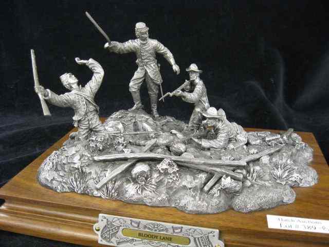 Appraisal: Chilmark Pewter Civil War Statue ''Bloody Lane'' by Burnam ''