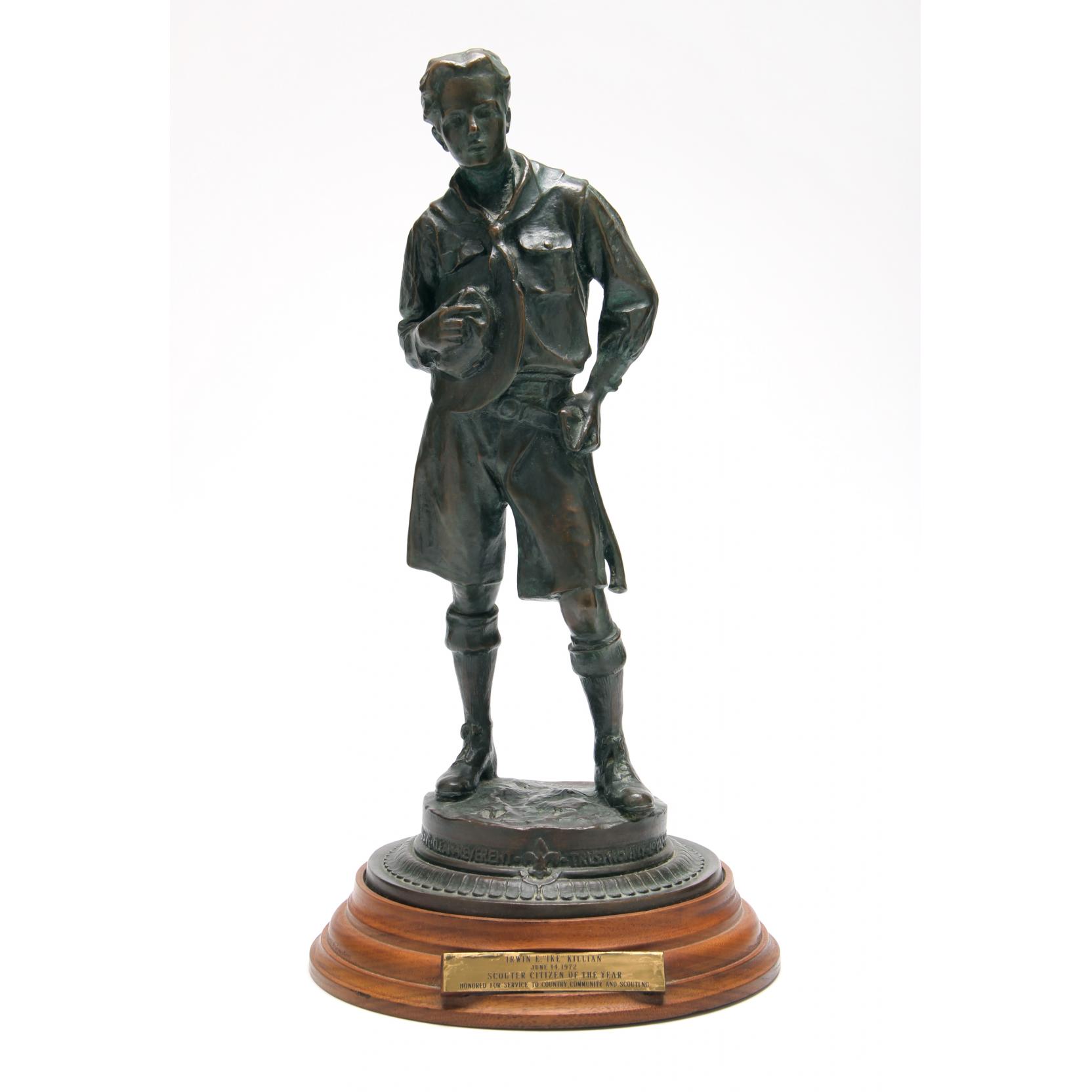 Appraisal: after Robert Tait McKenzie Canadian - The Ideal Scout bronze