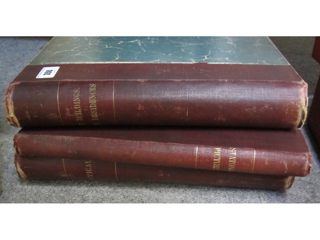 Appraisal: Lot comprising three large books - Public Buildings Private Residences