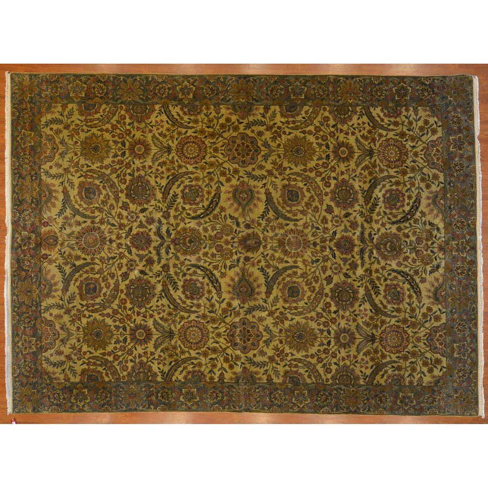 Appraisal: Indo Agra Carpet India x Modern hand-knotted wool pile on