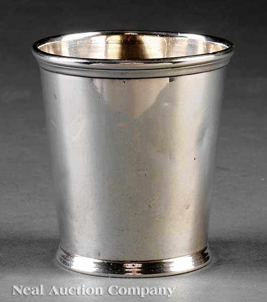 Appraisal: An American Coin Silver Julep Cup ret John Brent Akin