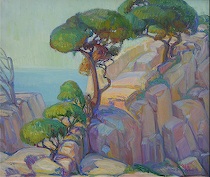 Appraisal: Mary Susan Collins American Ohio artist b The Climbers Oil