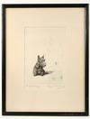 Appraisal: ETCHING - 'Fuzzy Wuzzy' by Marguerite Kirmse CT - a