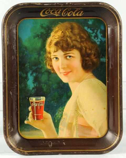 Appraisal: Coca-Cola Serving Tray Brown border variation Some minor wear to