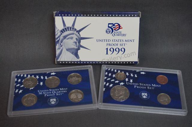 Appraisal: Includes the State Quarter set and standard half dollar dime