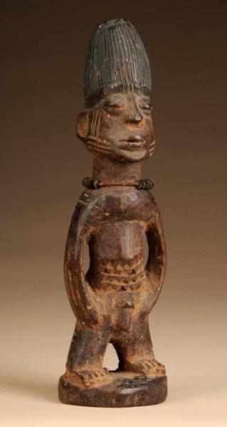 Appraisal: West African Yoruba Full Figure Description From Nigeria Condition Very