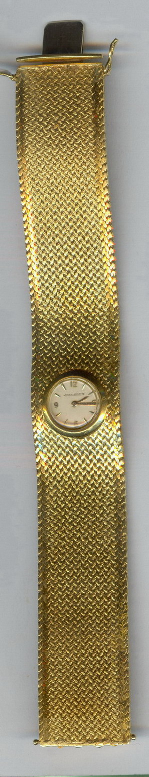 Appraisal: JAEGER-LECOULTRE LADIES GOLD WATCH Jaeger-LeCoultre kt yellow gold ladies watch