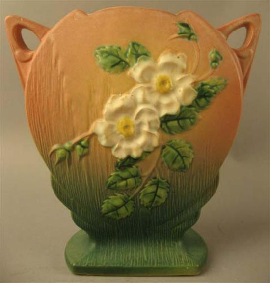 Appraisal: Roseville Pottery White Rose - Stamped Roseville U S A