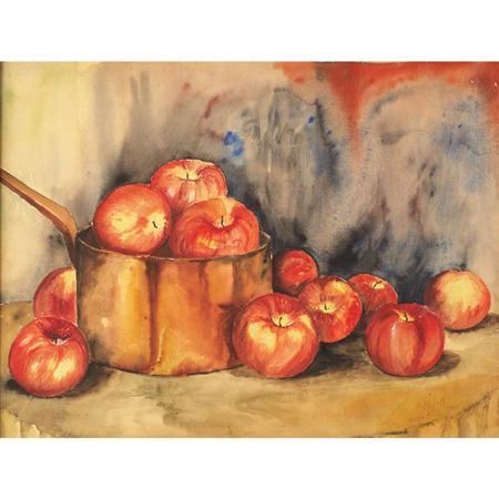 Appraisal: Walt Kuhn American - Red Apples Estimate -