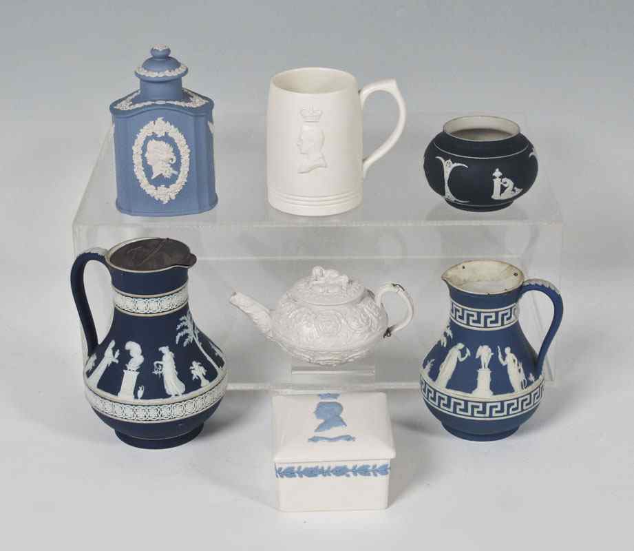 Appraisal: WEDGWOOD PIECE GROUP INCLUDES JASPER AND JASPER DIP To include