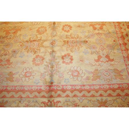 Appraisal: Oushak Style Carpet Estimate -