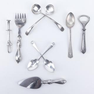 Appraisal: Collection of Nine Sterling Silver sterling Handle and Non-Sterling Tableware