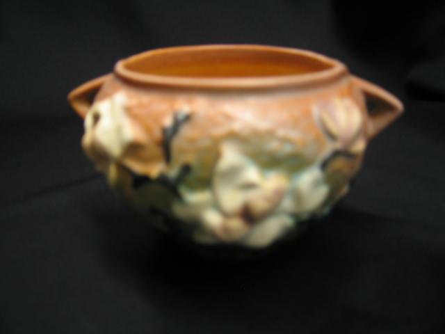 Appraisal: Roseville Art Pottery Planter Magnolia brown -