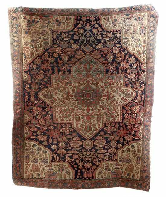 Appraisal: Antique Persian Farahan Sarouk carpet circa ' '' x '