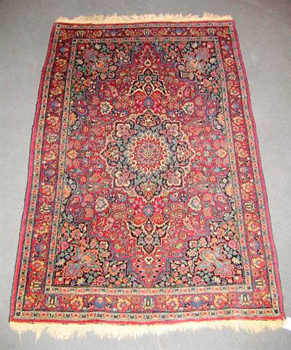 Appraisal: Mashad rug northeast persia circa nd quarter th century ft